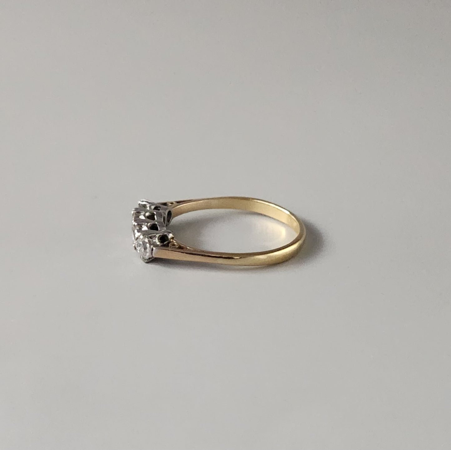 18ct Yellow Gold Diamond Four Stone Ring