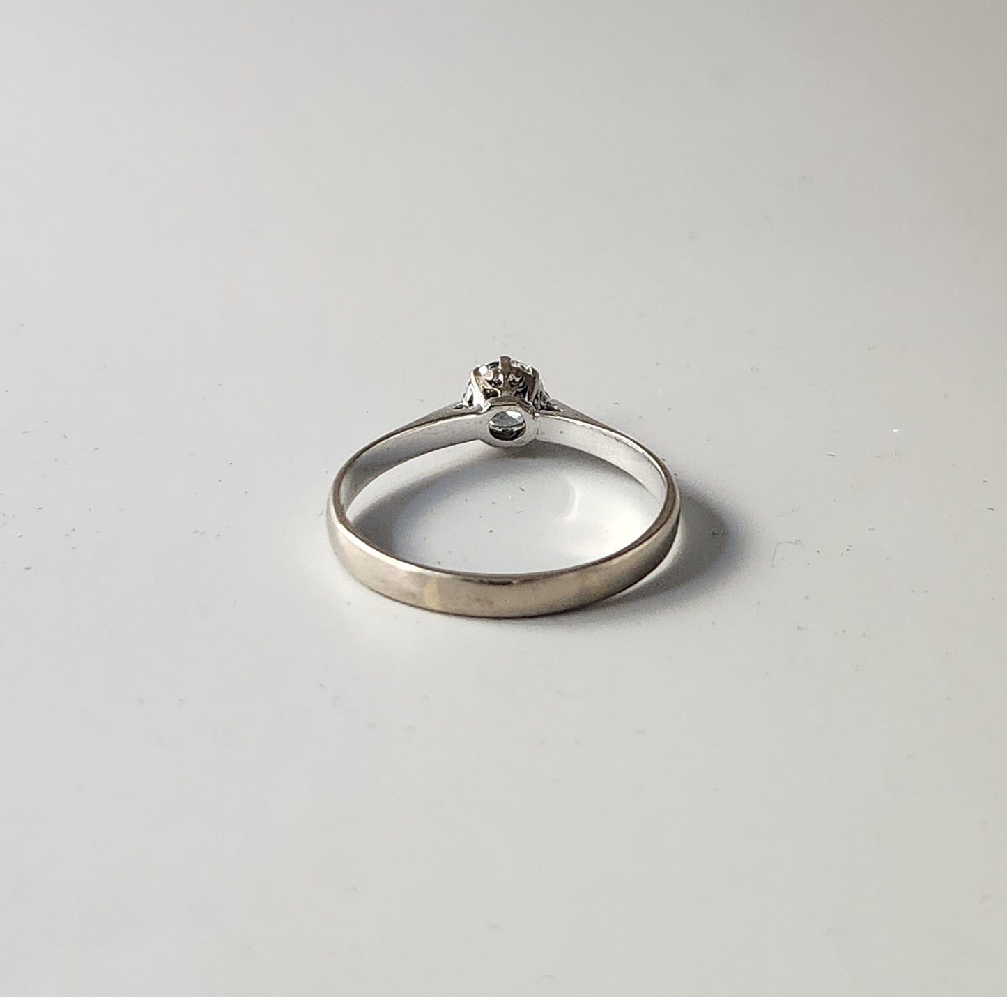 18ct White Gold 0.5 Carat Diamond Solitaire Ring