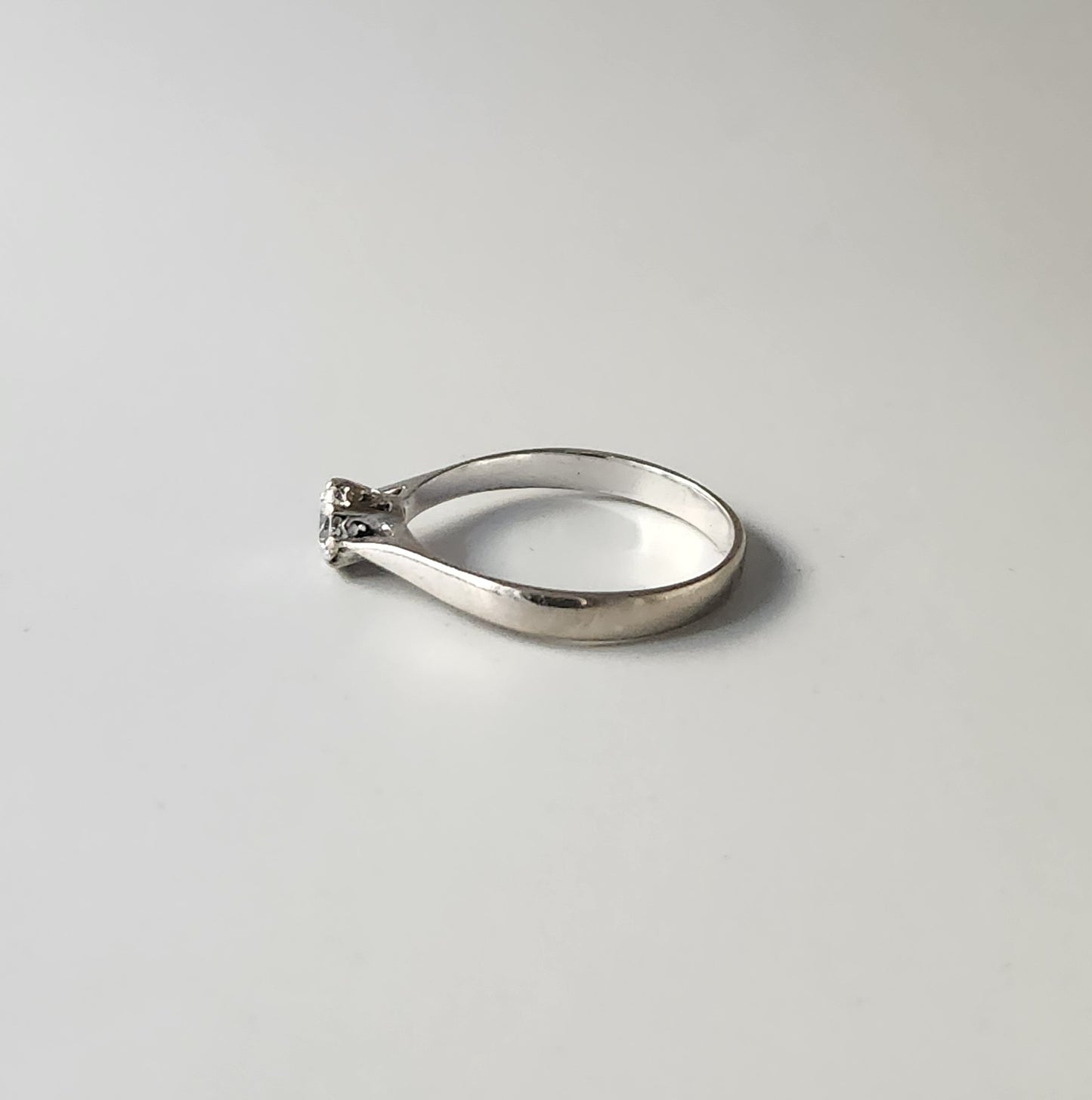 18ct White Gold 0.5 Carat Diamond Solitaire Ring